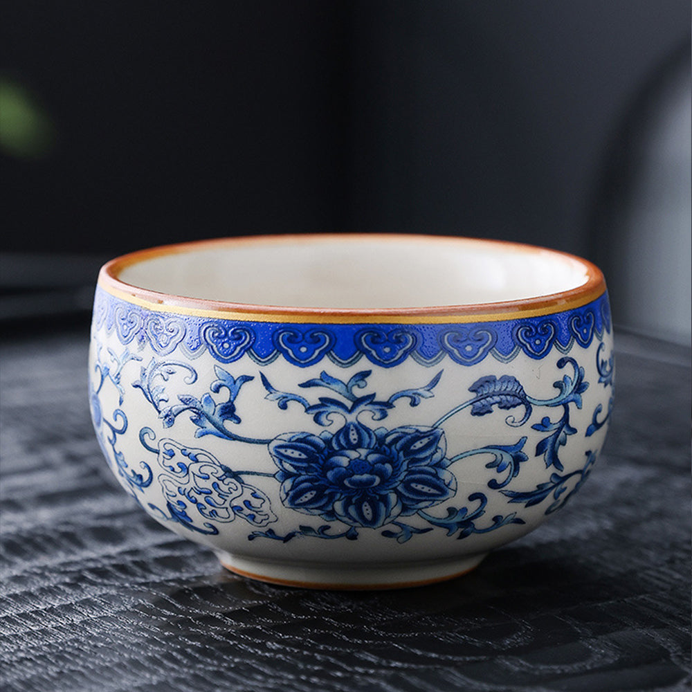 纏枝蓮蓋-汝窯茶壺茶具套裝組 - 使用情境|BRAVOMART