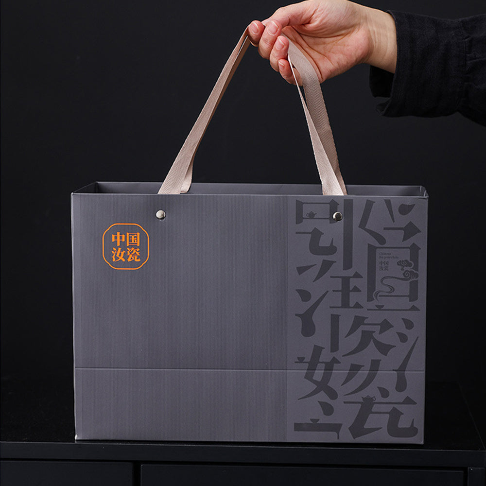 纏枝蓮蓋-汝窯茶壺茶具套裝組 - 刻字展示|BRAVOMART