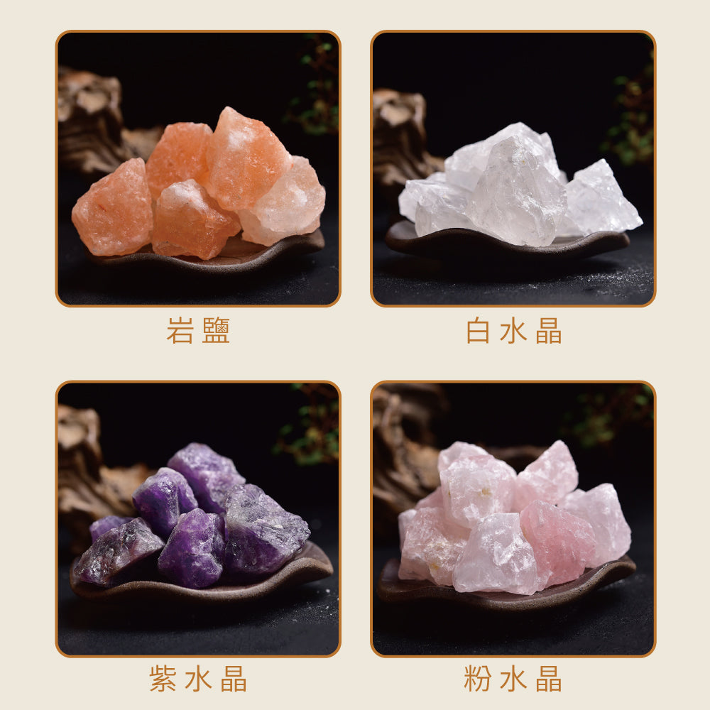 水晶自選搭配 微光水晶香薰機 加贈香氛精油10ML - 刻字展示|BRAVOMART