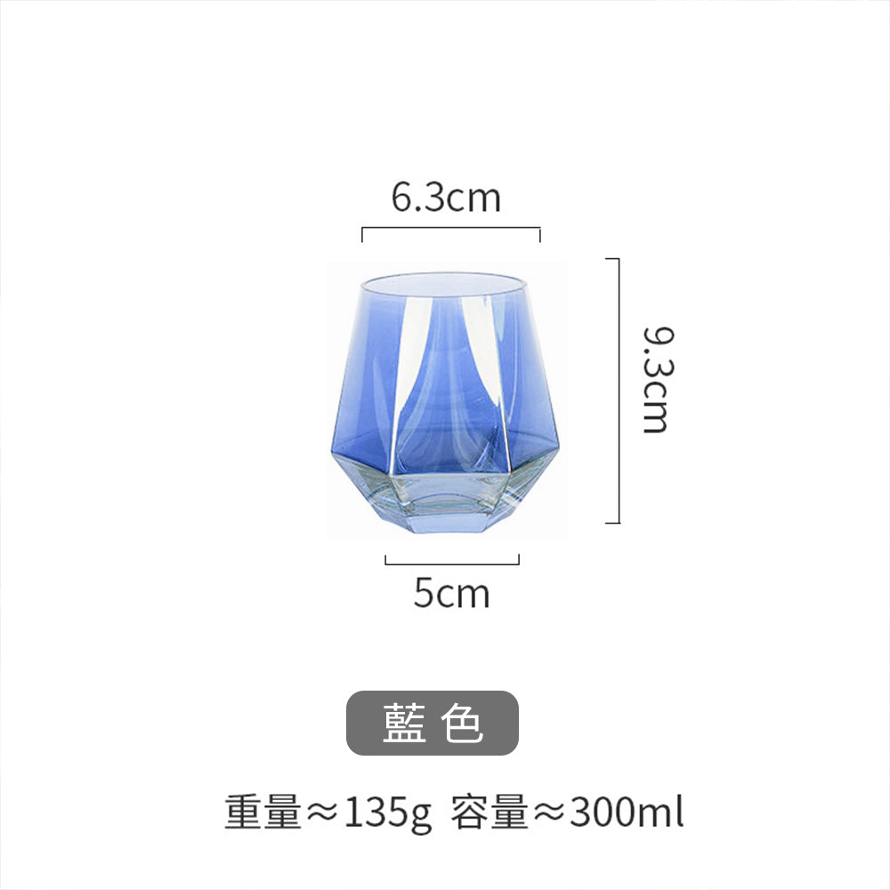 六棱鑽石彩色玻璃杯 - 展示圖13|BRAVOMART