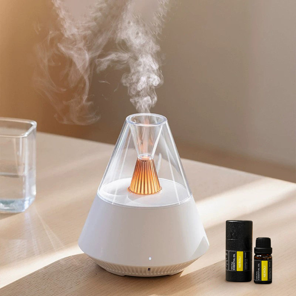 1+1組合 火山造型精油香薰機 加贈香氛精油10ML