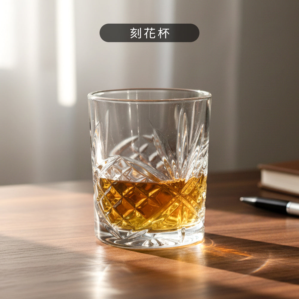 厚底水晶玻璃威士忌杯 - 包裝圖|BRAVOMART