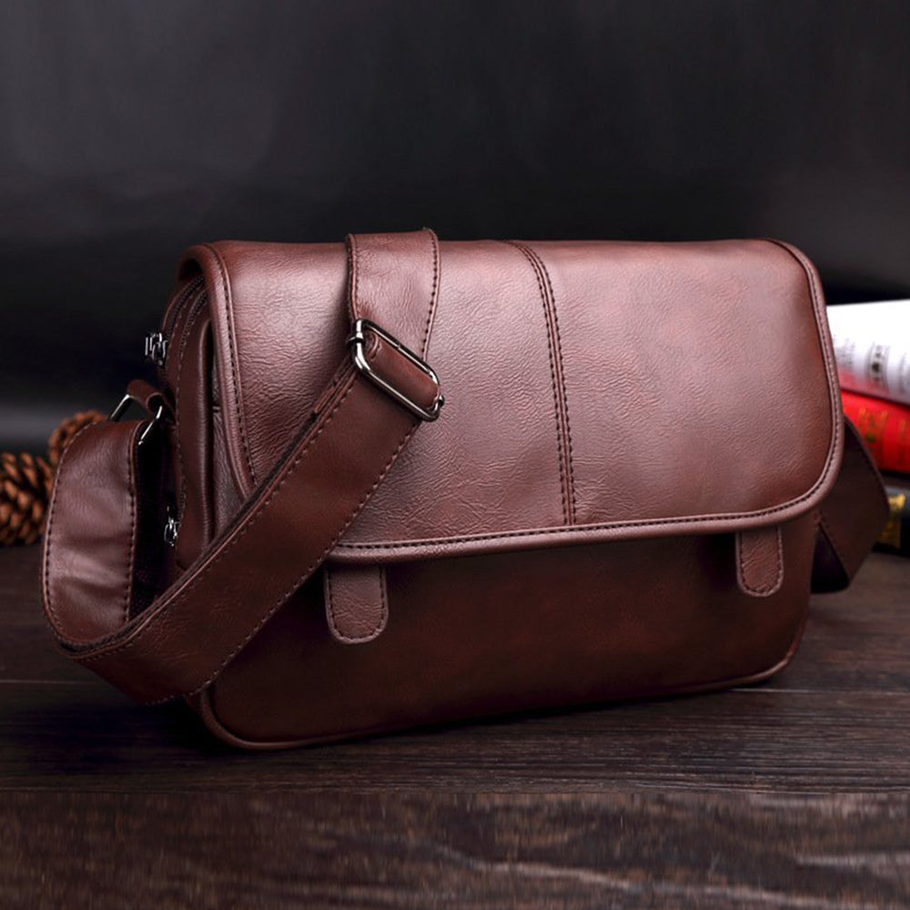 新款青年休閒單肩包 - 側面圖|BRAVOMART
