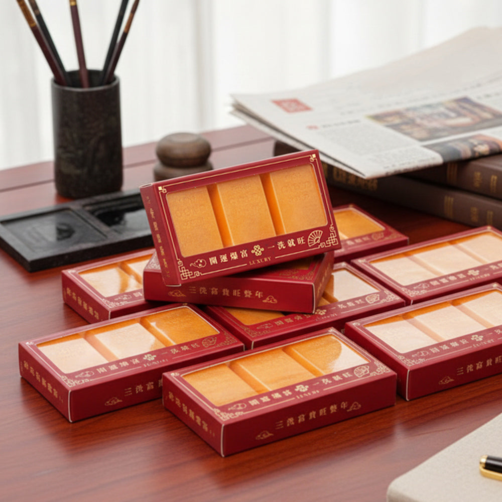 開運金磚香皂 3 入禮盒組