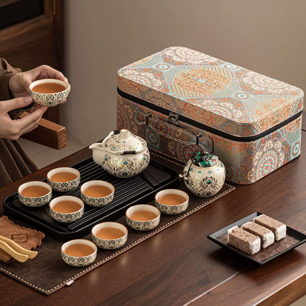 黄汝敦煌旅行茶具組