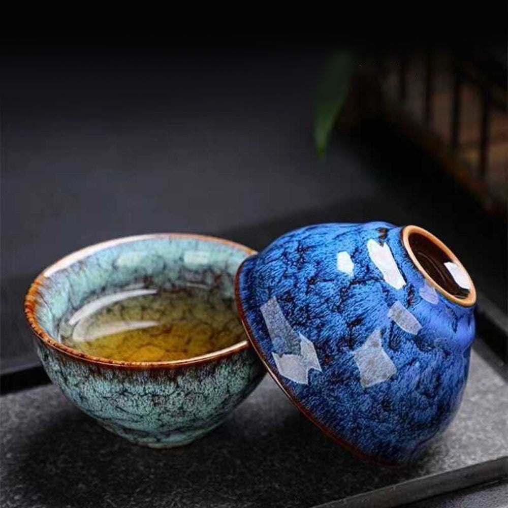 五行窯變茶具禮盒 - 側面圖｜BRAVOMART