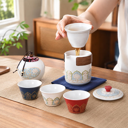 花韻快客便攜茶具組