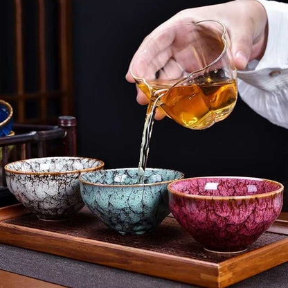 五行窯變茶具禮盒 - 細節圖｜BRAVOMART