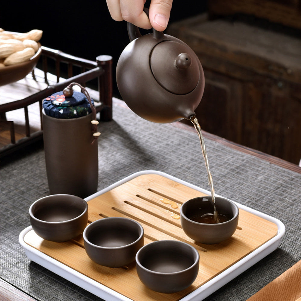 紫砂茶具旅行套組 - 使用情境｜BRAVOMART
