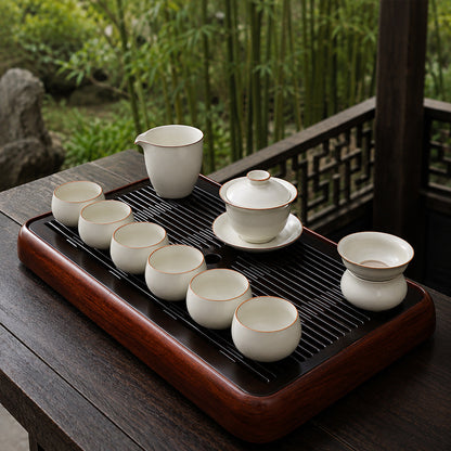 汝窯雅韻西施壺茶席套組