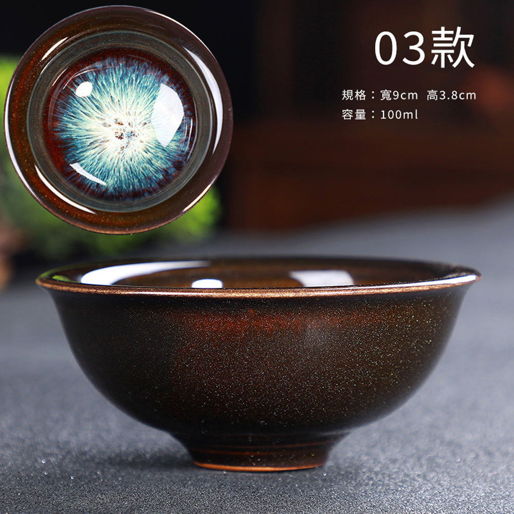 陶瓷窯變建盞杯 天目釉杯 / 4入組禮盒 - 展示圖10｜BRAVOMART