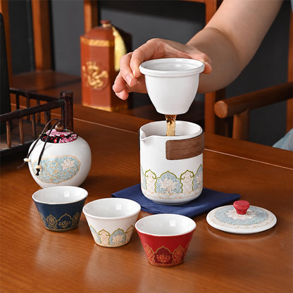 花韻快客便攜茶具組