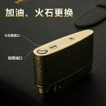 復古懷舊砂輪煤油打火機 - 使用情境｜BRAVOMART