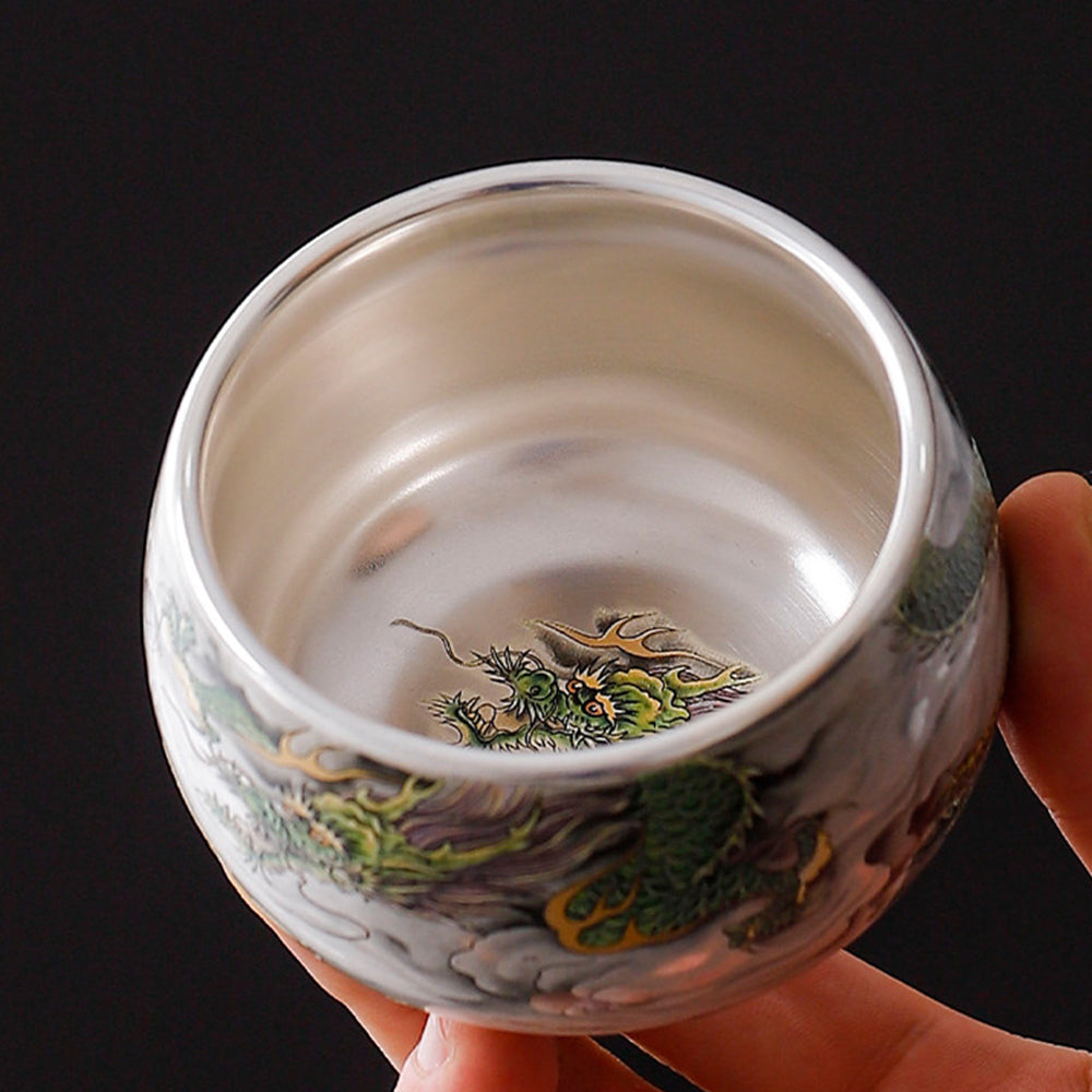 高檔琺琅彩鎏銀茶杯禮盒 - 使用情境｜BRAVOMART