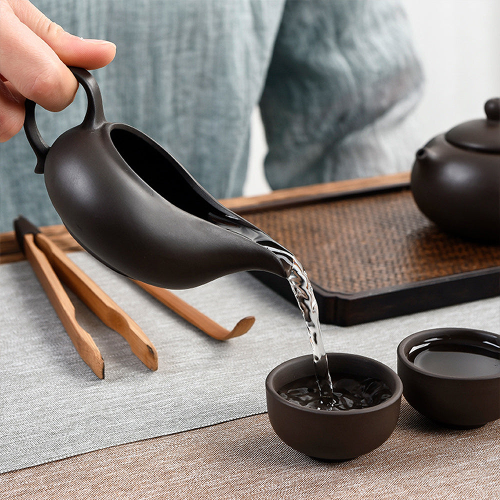 古樸紫砂茶具套組 - 刻字展示｜BRAVOMART