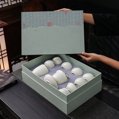 汝窯雅韻西施壺茶席套組