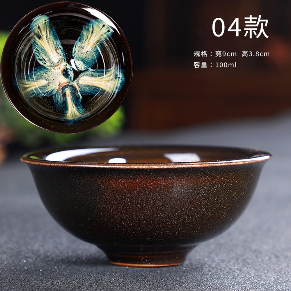 陶瓷窯變建盞杯 天目釉杯 / 4入組禮盒 - 展示圖11｜BRAVOMART