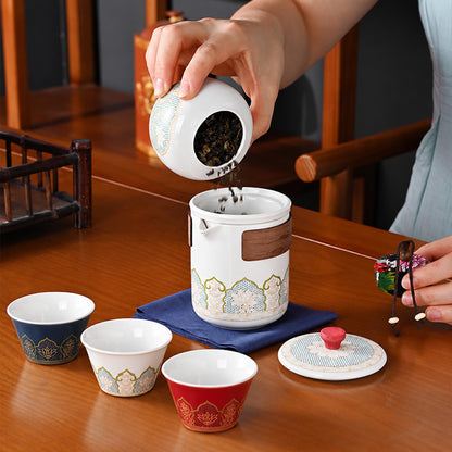 花韻快客便攜茶具組