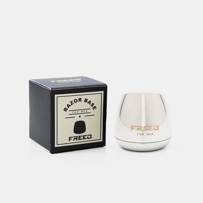 FREED 刮鬍刀專用底座-鍍鉻款 包裝展示