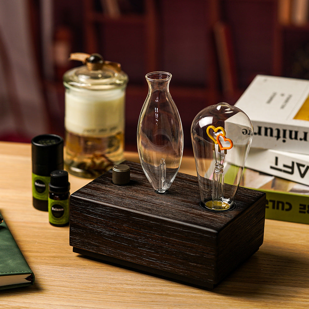 1+1組合 復古精油霧化器 鎢絲燈 加贈香氛精油10ML