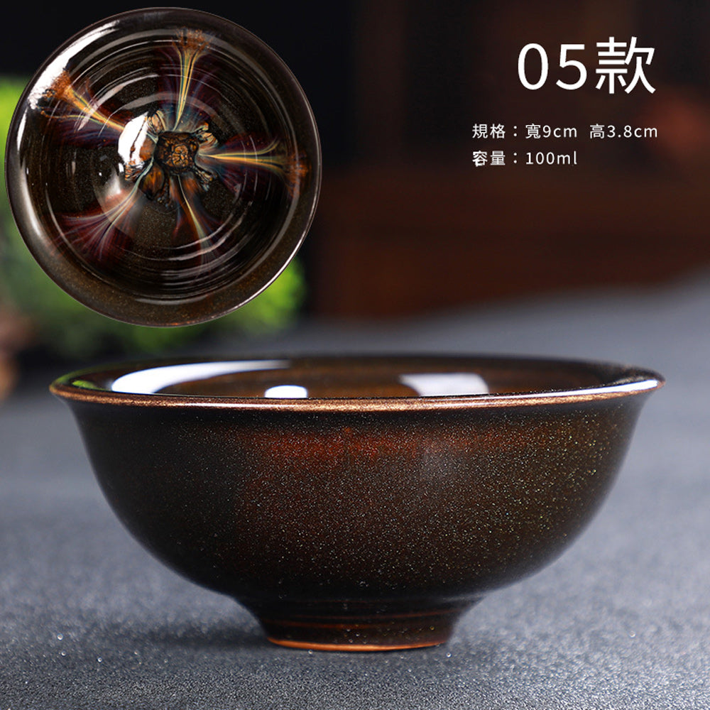 陶瓷窯變建盞杯 天目釉杯 / 4入組禮盒 - 展示圖12｜BRAVOMART