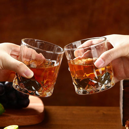 威士忌酒杯胡桃木盒套裝