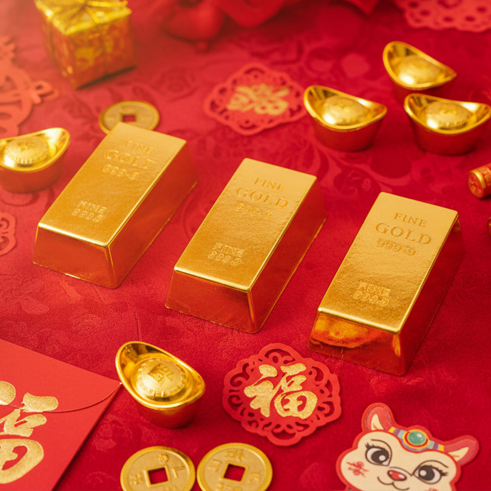 開運金磚香皂 3 入禮盒組 - 包裝圖｜BRAVOMART