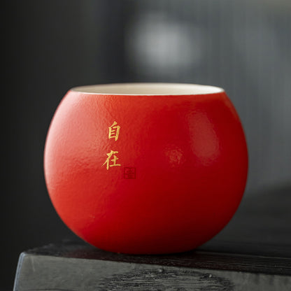 吉祥如意文創黑陶茶杯組 - 包裝圖｜BRAVOMART