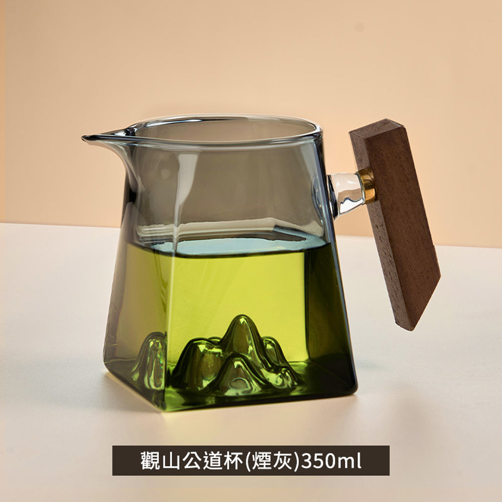 木把玻璃觀山公道杯 350ml - 展示圖9｜BRAVOMART