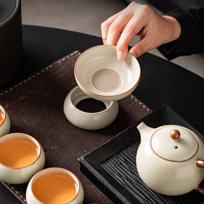 汝窯茶壺茶具11件組禮盒 - 兩色 - 包裝圖｜BRAVOMART