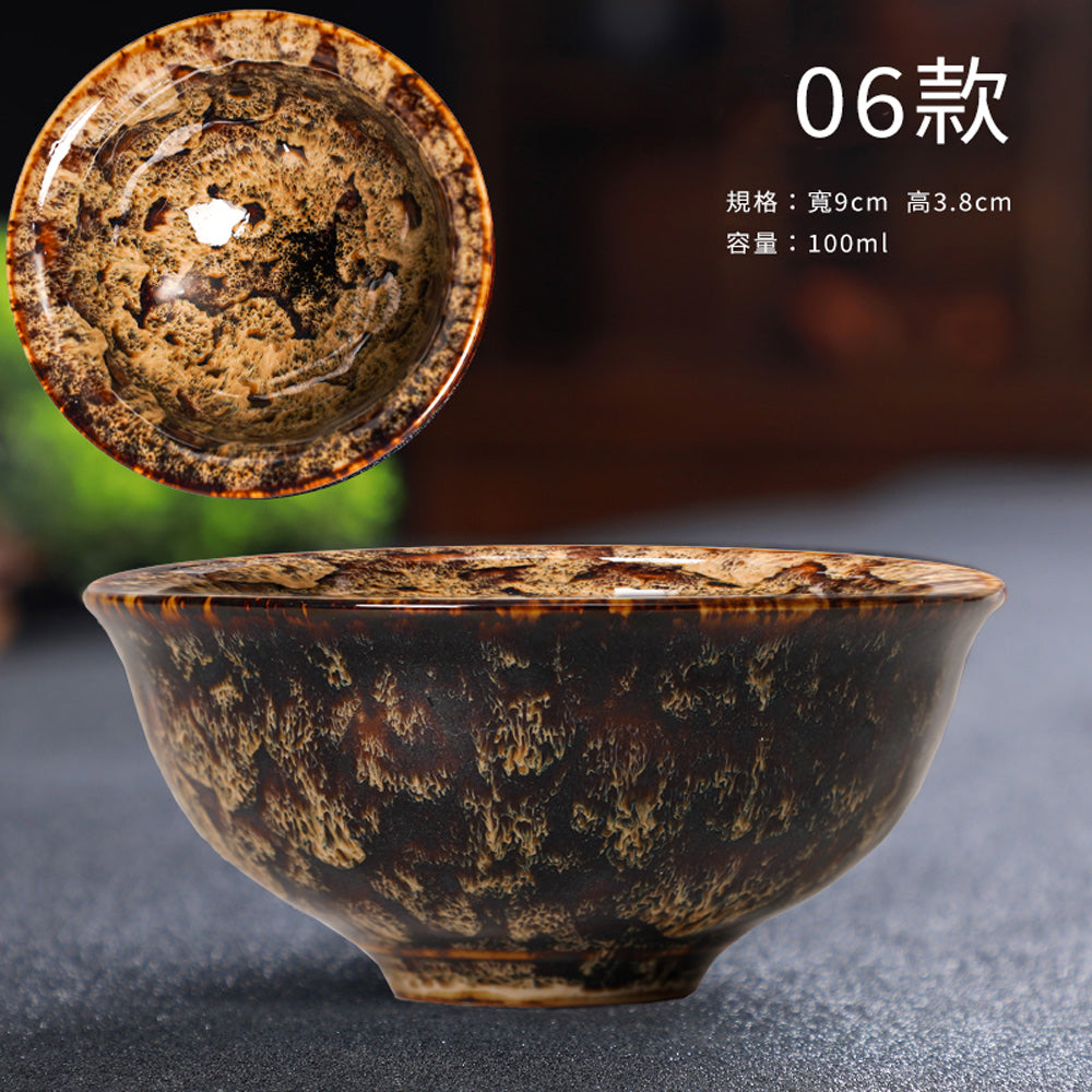 陶瓷窯變建盞杯 天目釉杯 / 4入組禮盒 - 展示圖13｜BRAVOMART