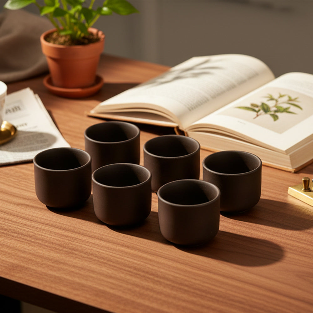 仿古匠心紫砂茶具10件組禮盒 - 包裝圖｜BRAVOMART