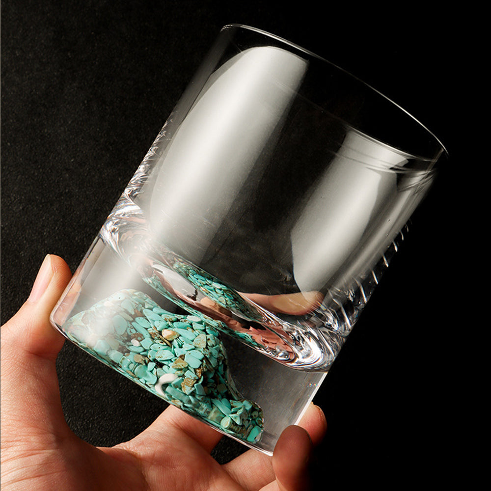 創意山峰威士忌玻璃酒杯 - 包裝圖｜BRAVOMART