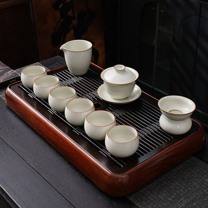 汝窯雅韻西施壺茶席套組