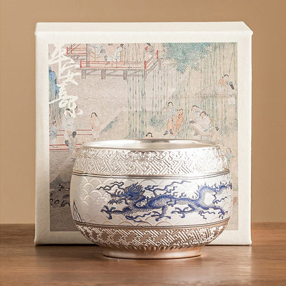 鎏銀飛龍乘雲禪定杯品茗杯 - 配色展示｜BRAVOMART