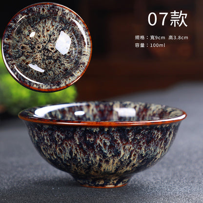 陶瓷窯變建盞杯 天目釉杯 / 4入組禮盒 - 展示圖14｜BRAVOMART