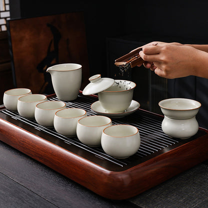 汝窯雅韻西施壺茶席套組