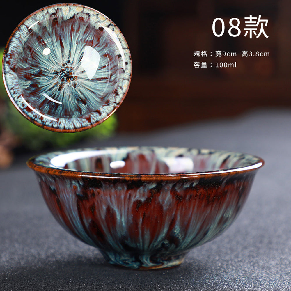陶瓷窯變建盞杯 天目釉杯 / 4入組禮盒 - 展示圖15｜BRAVOMART