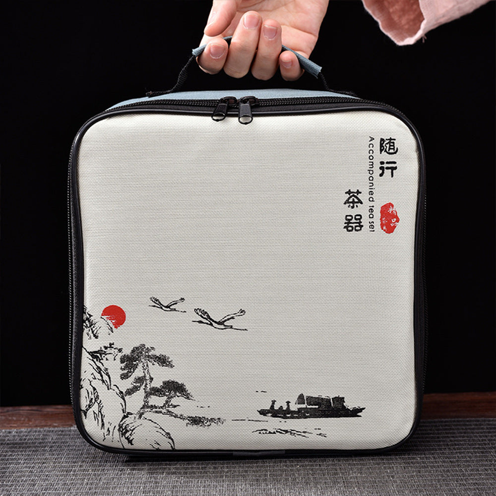 紫砂茶具旅行套組 - 尺寸對比｜BRAVOMART