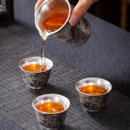 手繪龍吟茶具鎏銀套組 - 展示圖11｜BRAVOMART