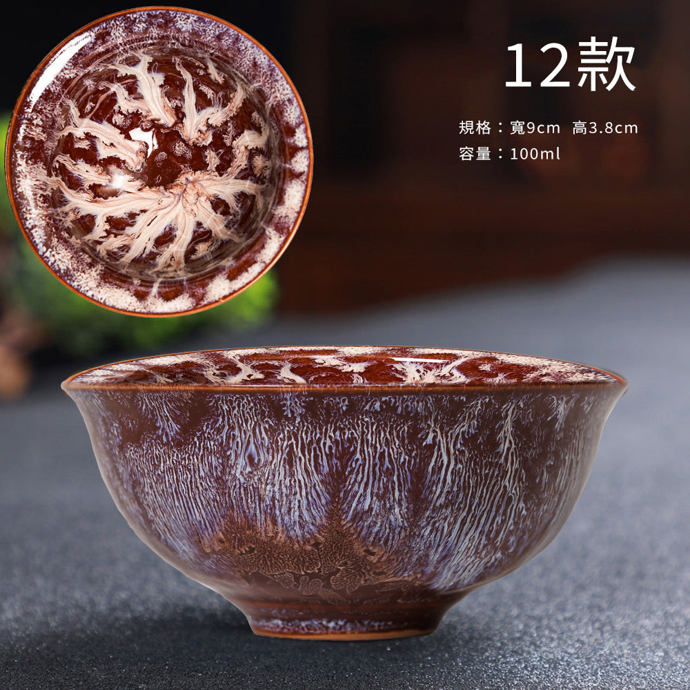 陶瓷窯變建盞杯 天目釉杯 / 4入組禮盒 - 展示圖18｜BRAVOMART