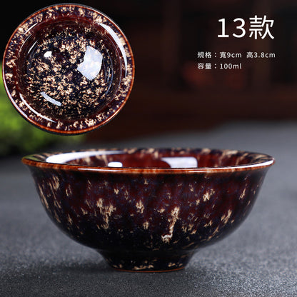 陶瓷窯變建盞杯 天目釉杯 / 4入組禮盒 - 展示圖19｜BRAVOMART