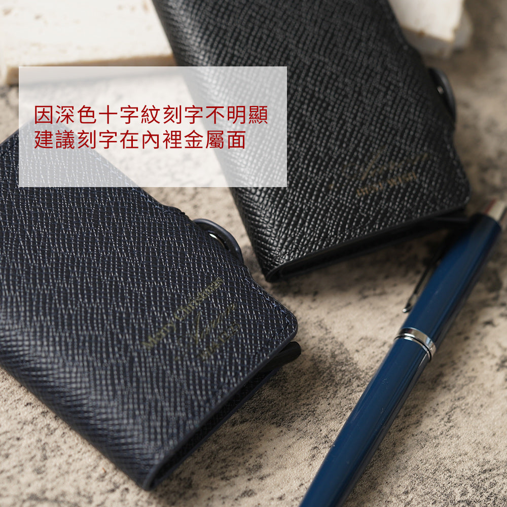 新款自動彈出式 金屬鋁盒 RFID卡夾 - 包裝圖｜BRAVOMART