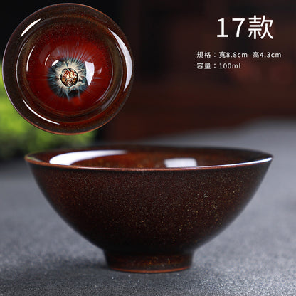 陶瓷窯變建盞杯 天目釉杯 / 4入組禮盒 - 展示圖22｜BRAVOMART