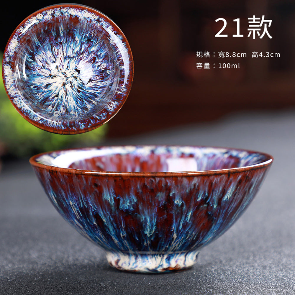 陶瓷窯變建盞杯 天目釉杯 / 4入組禮盒 - 展示圖25｜BRAVOMART