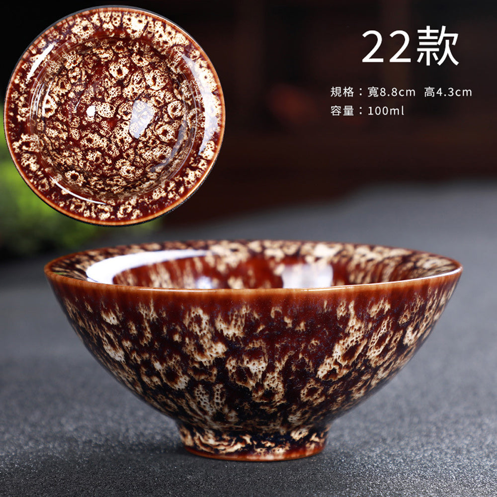 陶瓷窯變建盞杯 天目釉杯 / 4入組禮盒 - 展示圖26｜BRAVOMART
