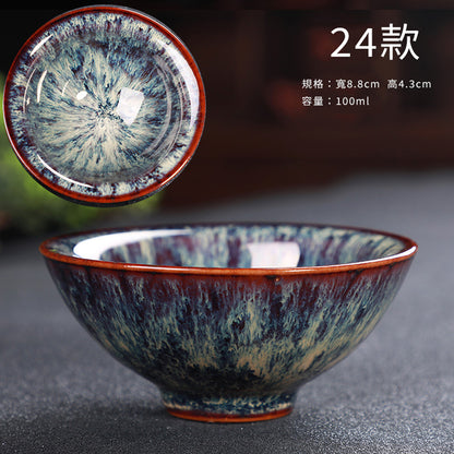 陶瓷窯變建盞杯 天目釉杯 / 4入組禮盒 - 展示圖27｜BRAVOMART