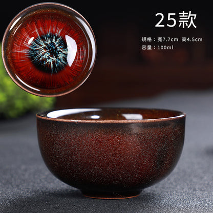 陶瓷窯變建盞杯 天目釉杯 / 4入組禮盒 - 展示圖28｜BRAVOMART