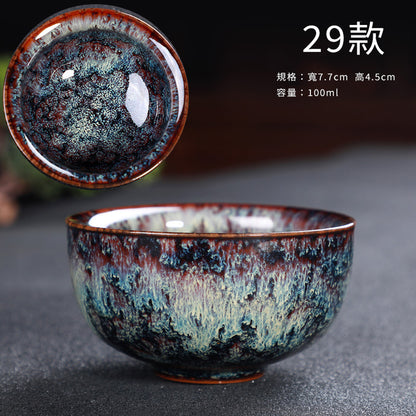 陶瓷窯變建盞杯 天目釉杯 / 4入組禮盒 - 展示圖30｜BRAVOMART