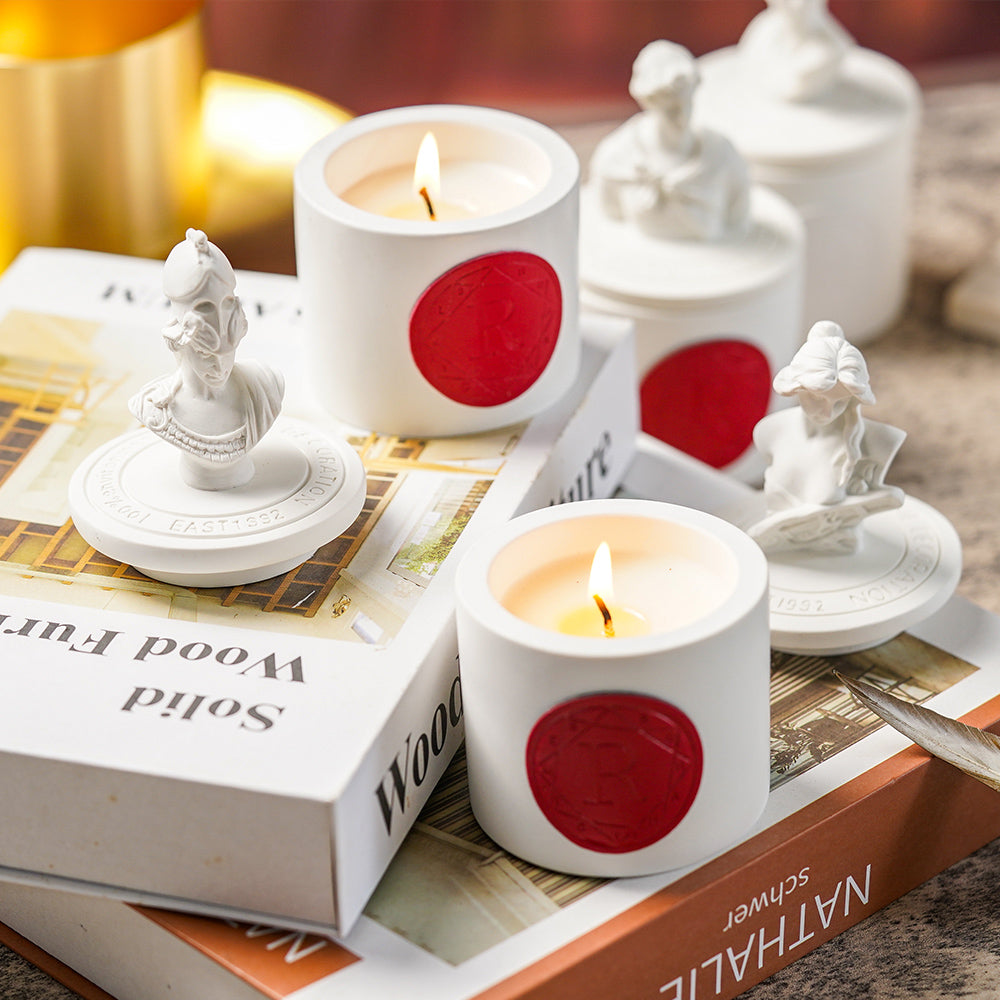 古典雕塑精緻香氛蠟燭